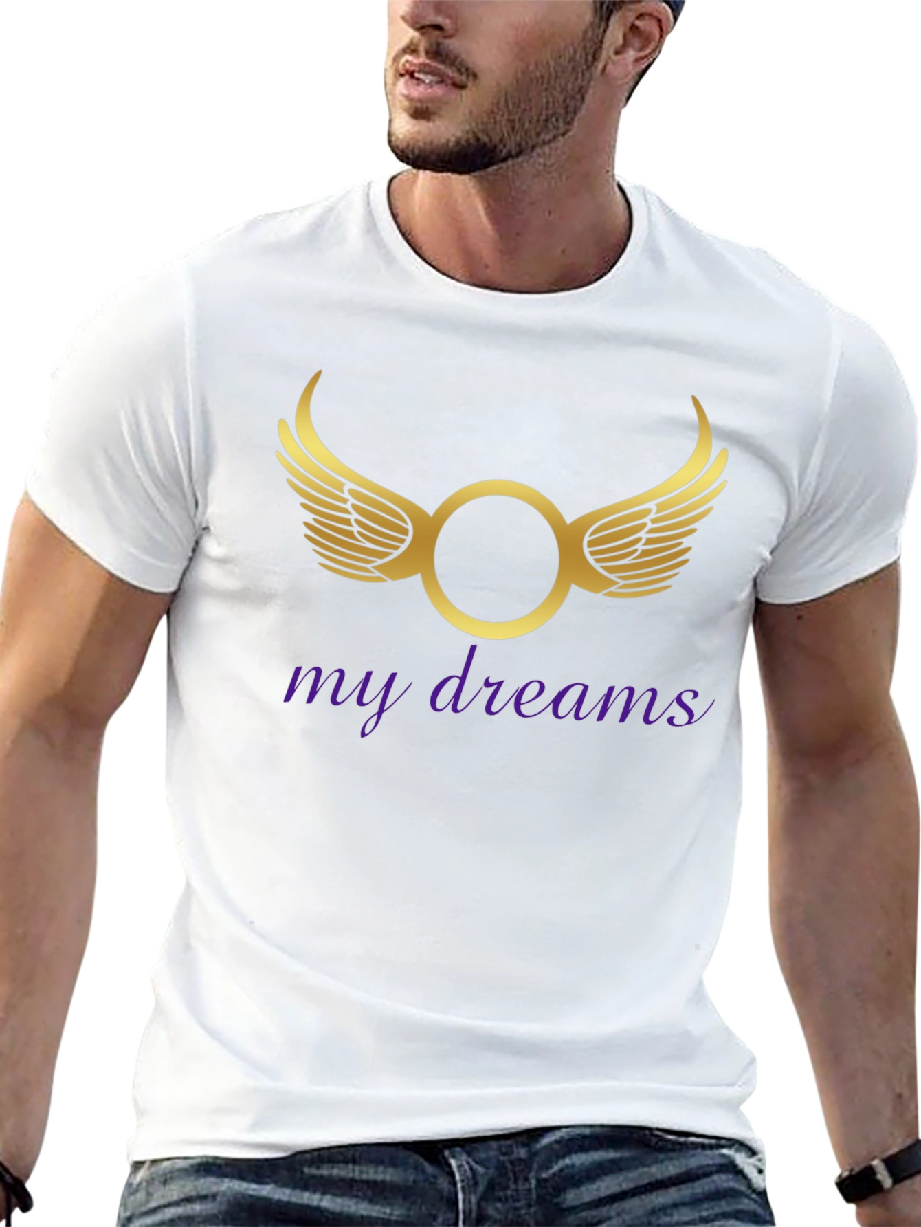 My Dreams Graphic Tee - Stylish Black T-Shirt