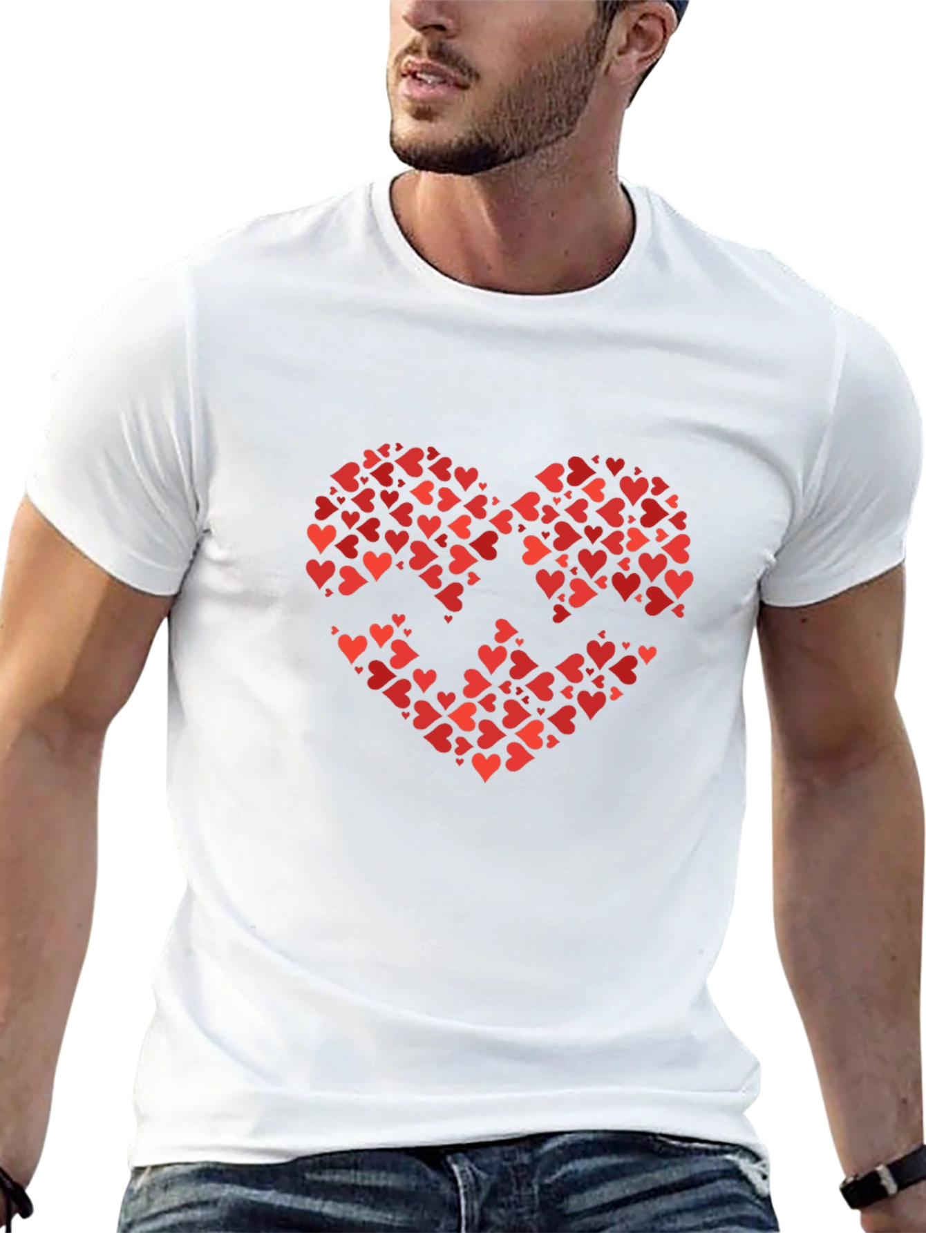 Heart of Hearts Black T-Shirt