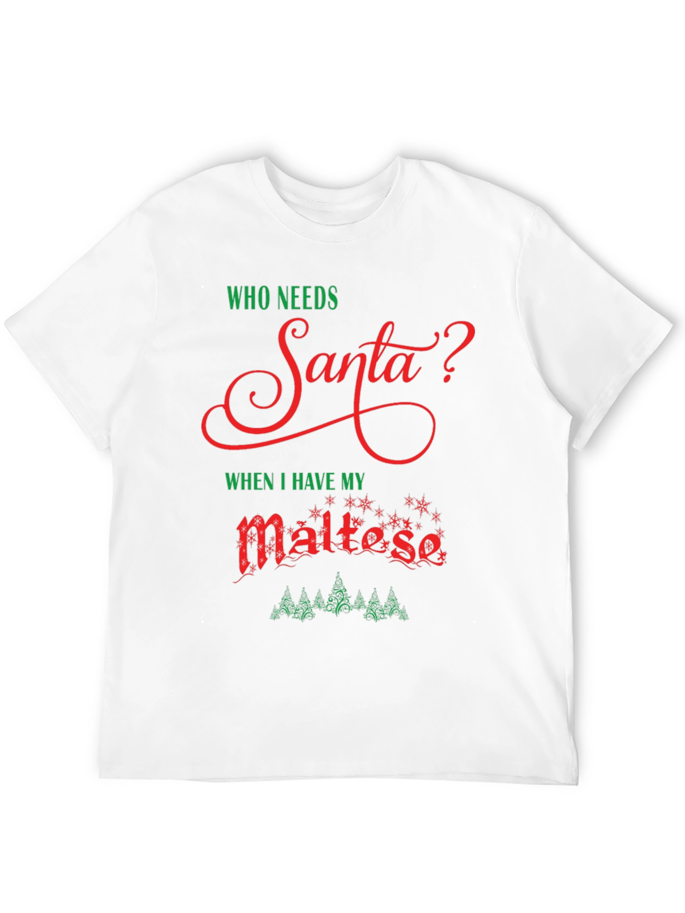 Festive Maltese Christmas T-Shirt