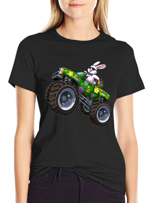 Easter Bunny Monster Truck T-Shirt