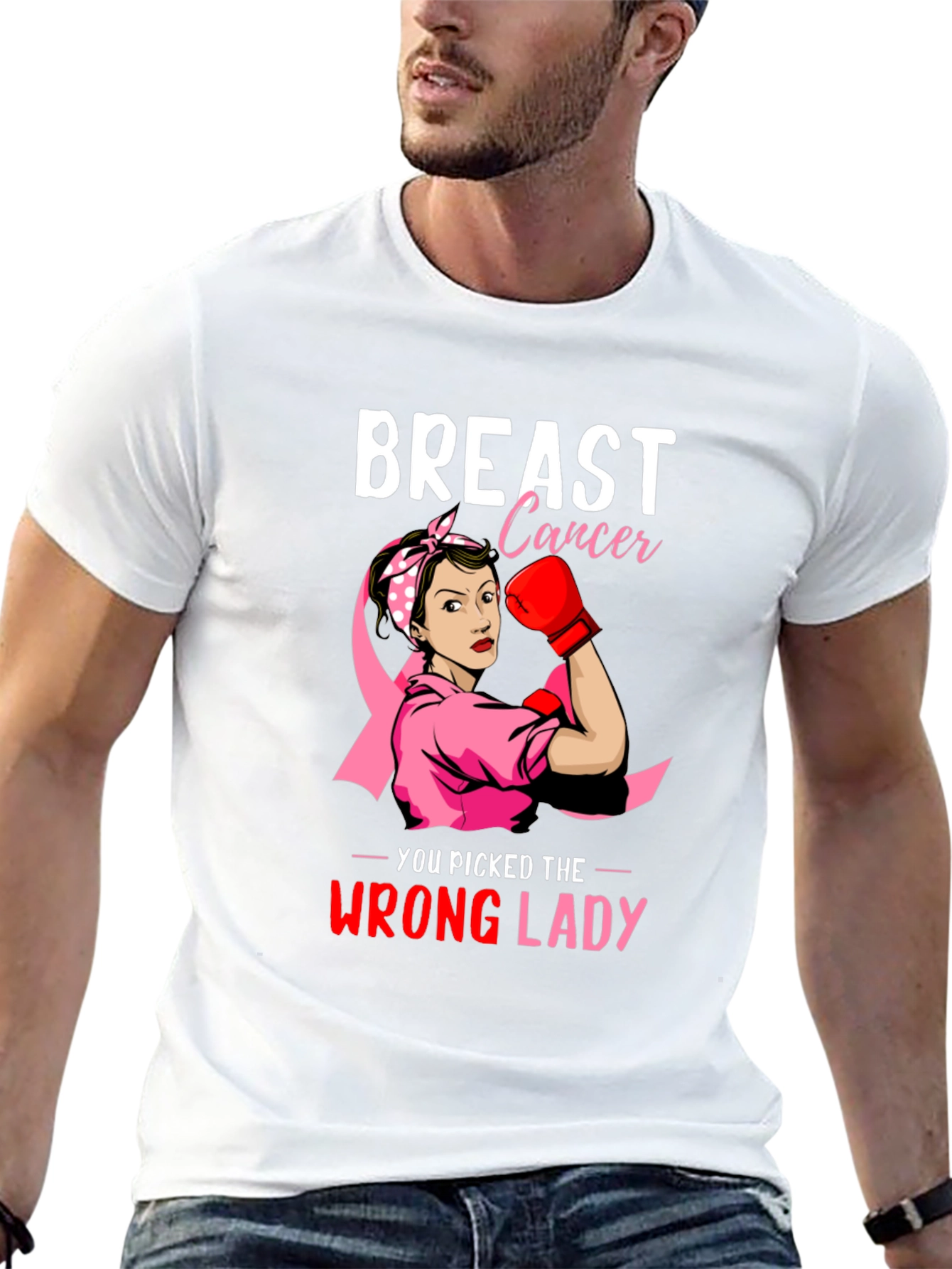 Breast Cancer Awareness Warrior Woman T-Shirt