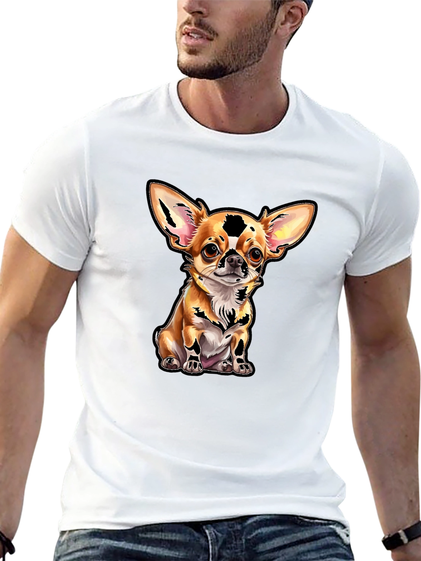 Cute Chihuahua Graphic T-Shirt