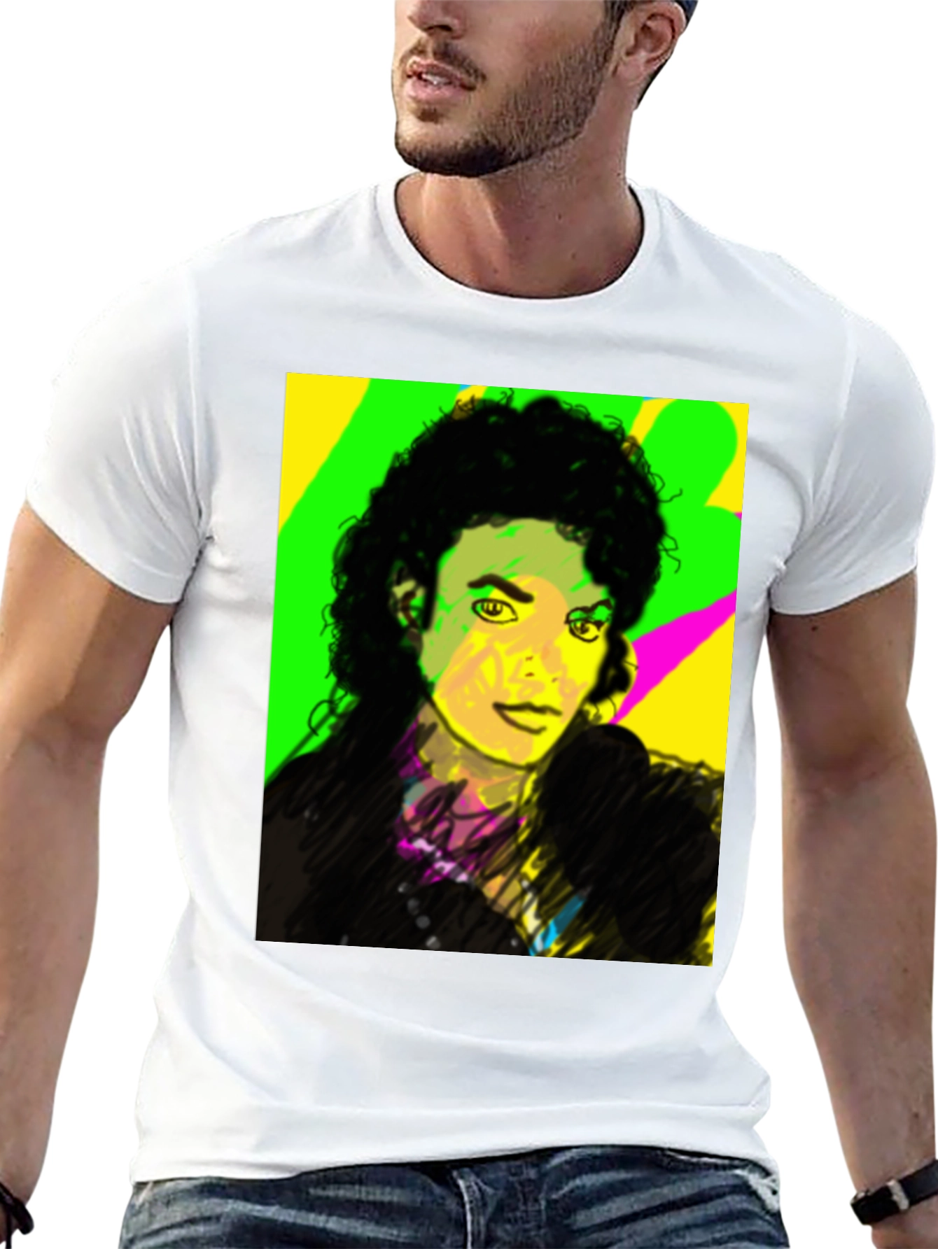 Michael Jackson Graphic Tee - Black