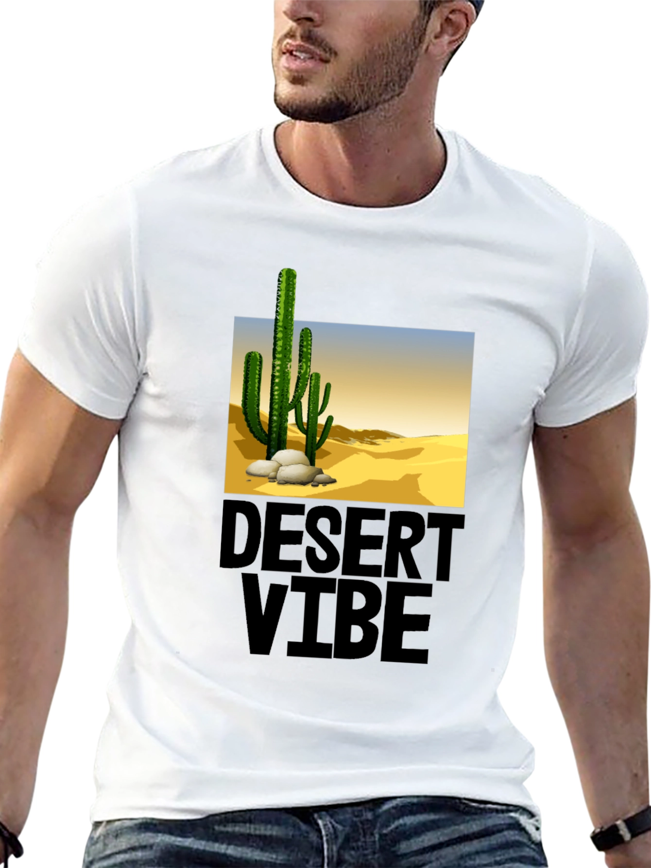 Desert Vibe Black T-Shirt