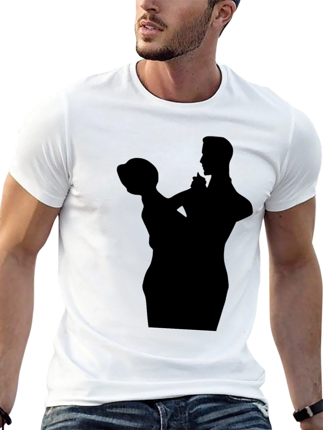 Silhouette Dance Graphic Tee - Classic Black