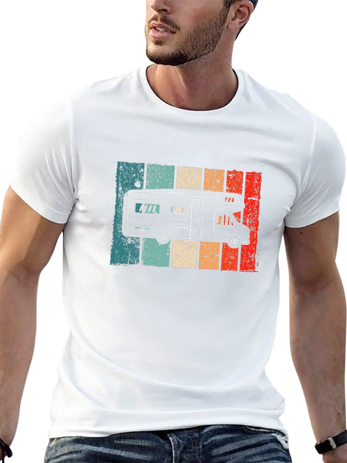 Retro RV Camping T-Shirt