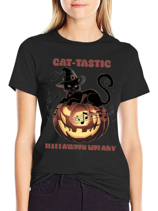 Cat-Tastic Halloween Melody T-Shirt