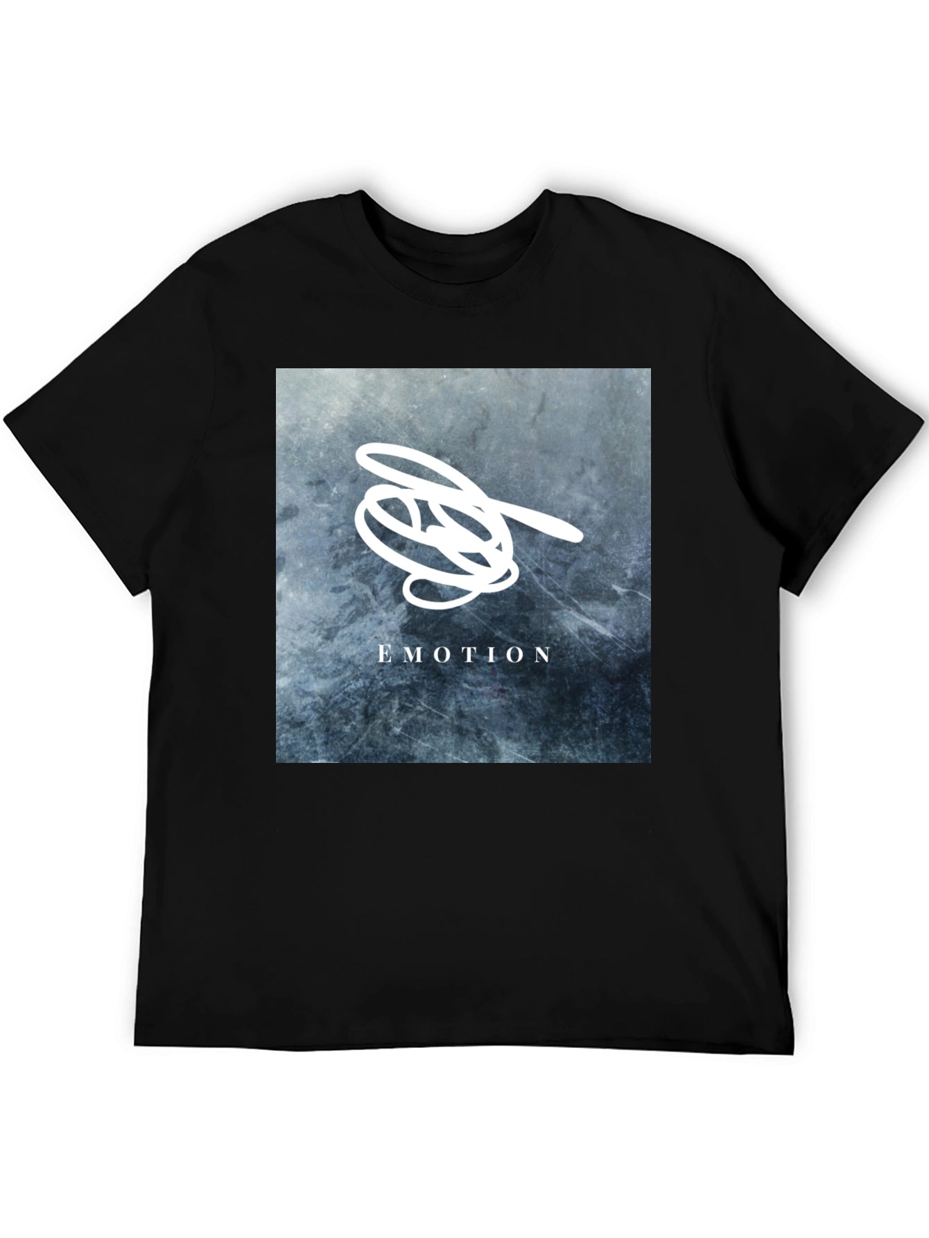 Emotion Graphic T-Shirt - Stylish Black Tee