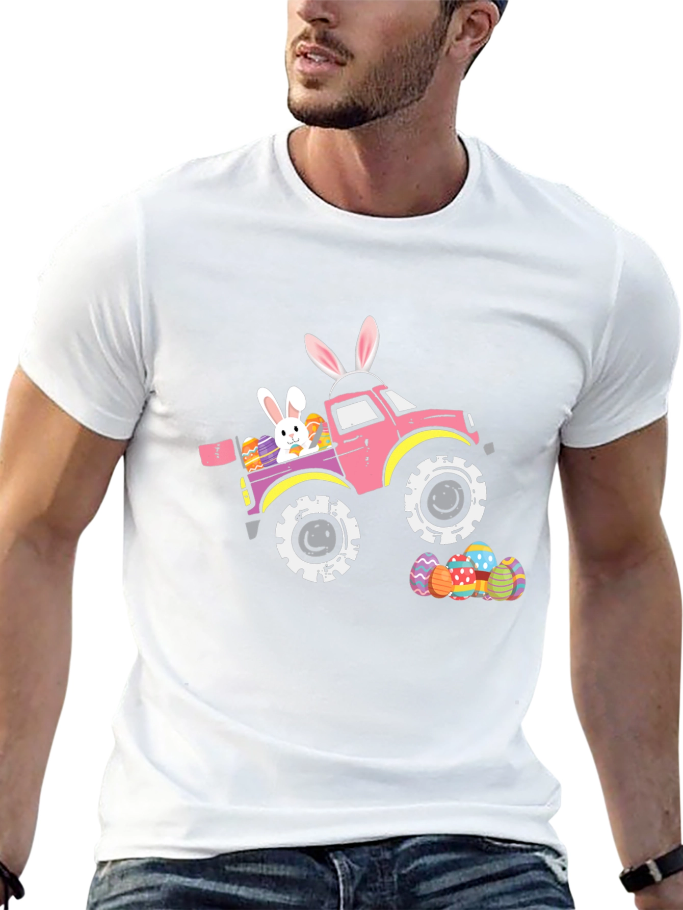 Easter Bunny Truck T-Shirt