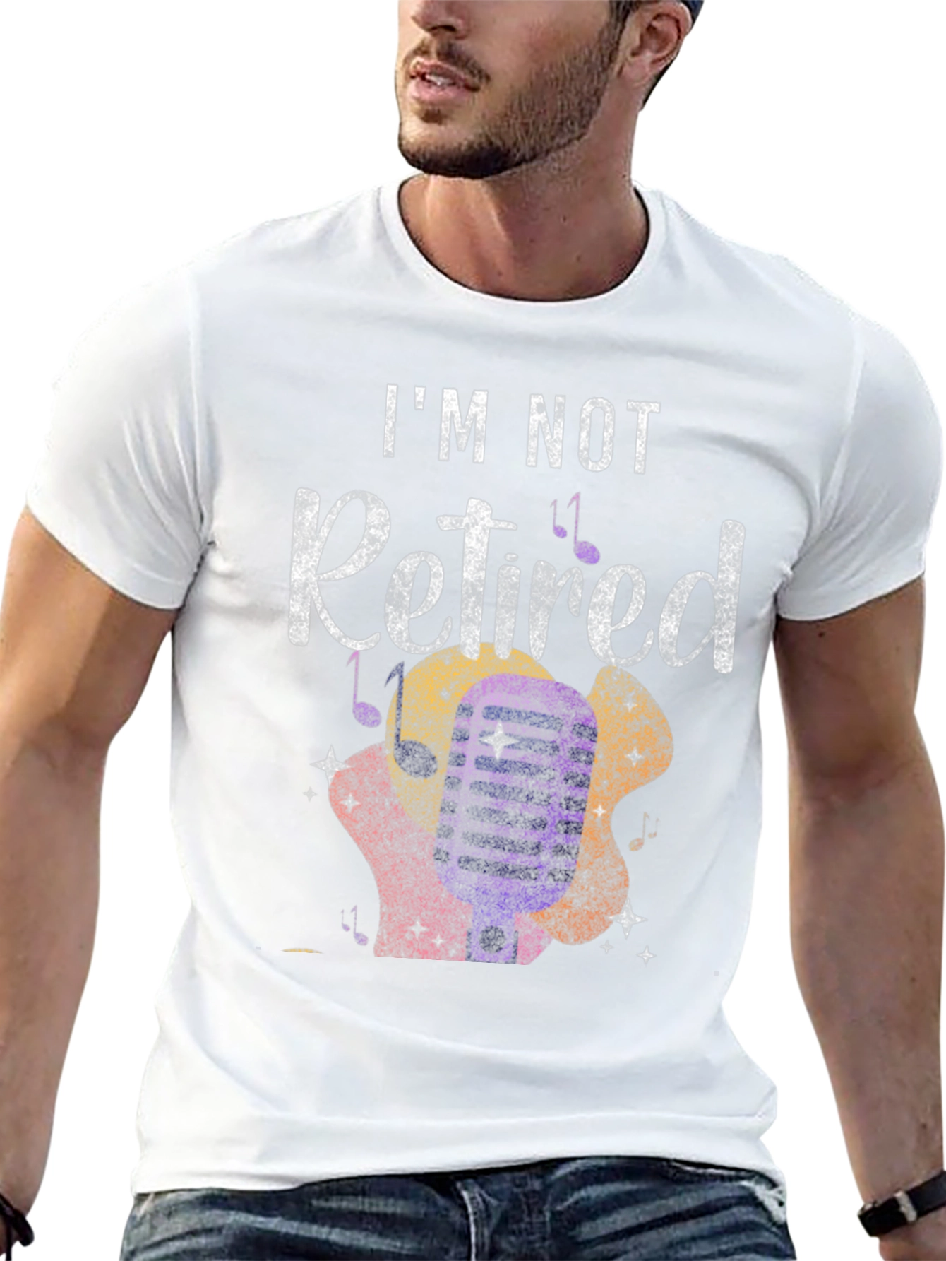 Im Not Retired Guitar T-Shirt