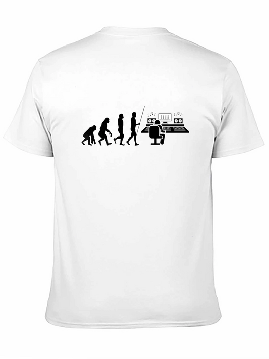 Evolution of DJ T-Shirt - Black Cotton Tee