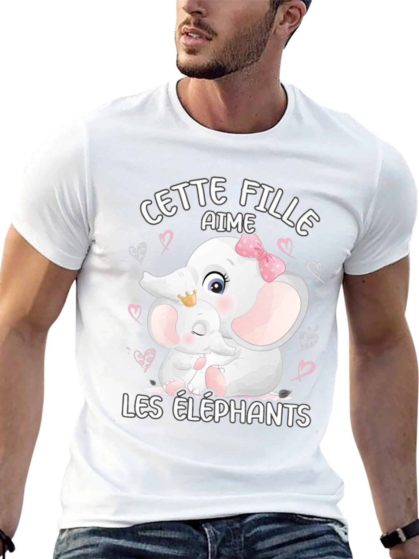 Cute Elephant Mom & Baby T-Shirt