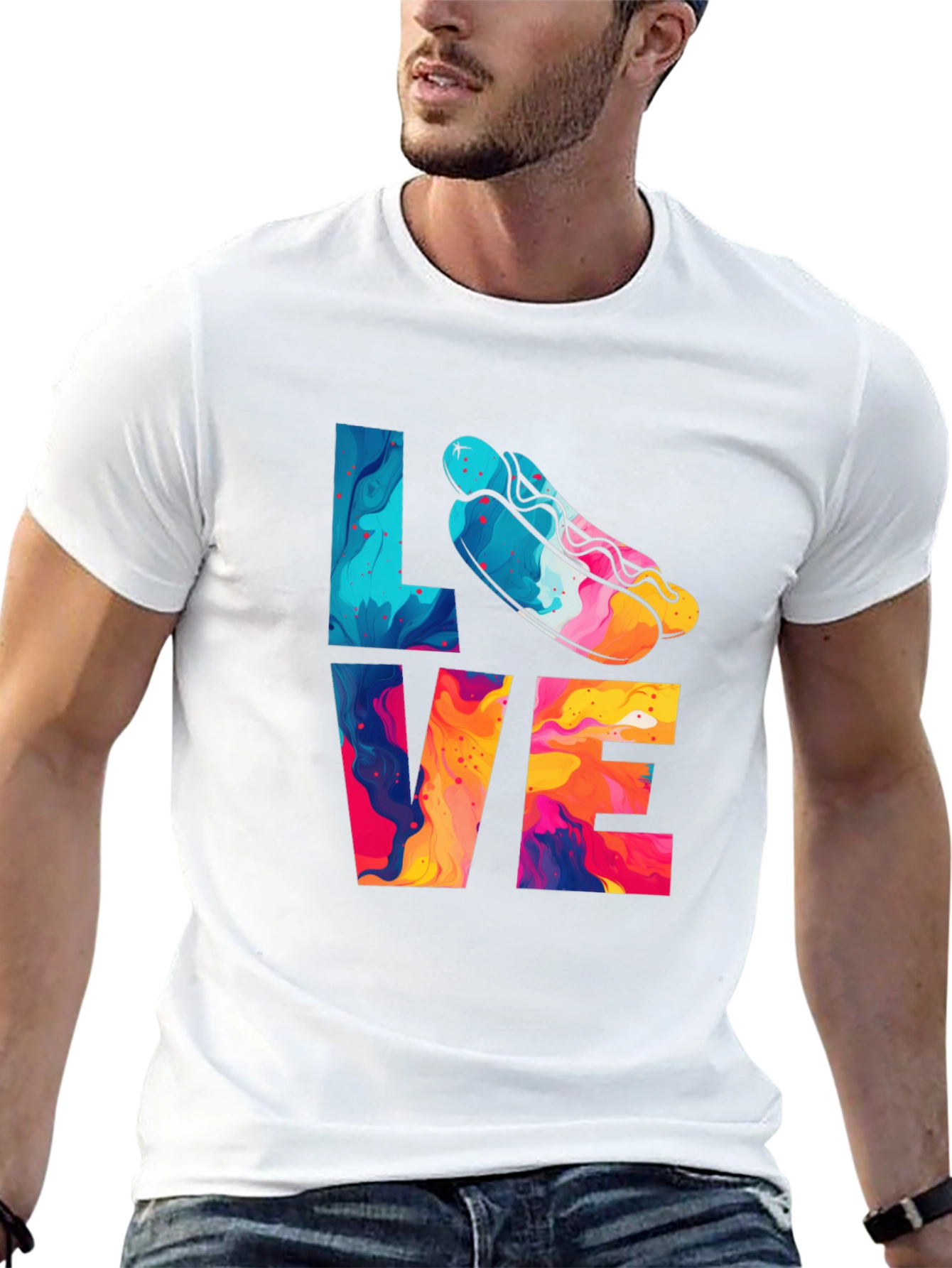 Love Hotdogs T-Shirt Fun Graphic Tee