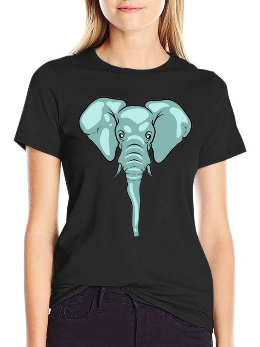 Elephant Graphic Tee - Soft Cotton Blend