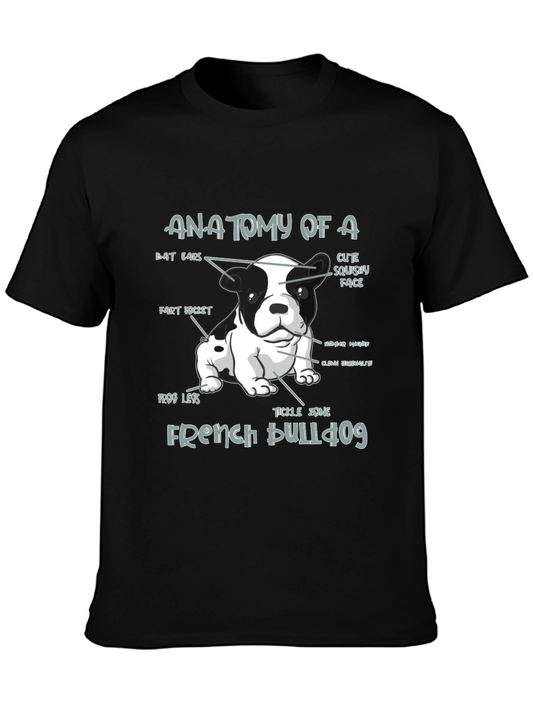 Anatomy of a French Bulldog T-Shirt
