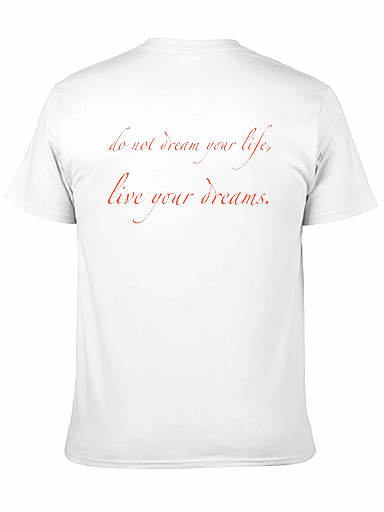 Dream Life Graphic Tee - Motivational Black T-Shirt