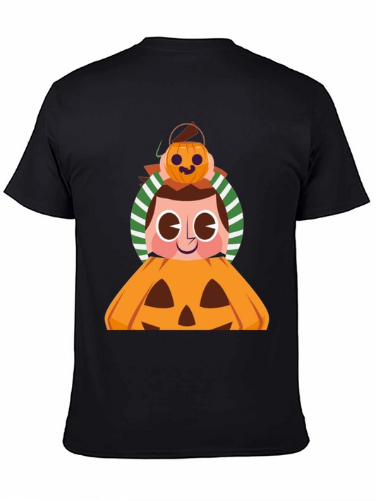Halloween Pumpkin Boy Graphic Tee