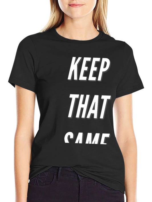 Keep That Same Energy Mens Black Tee