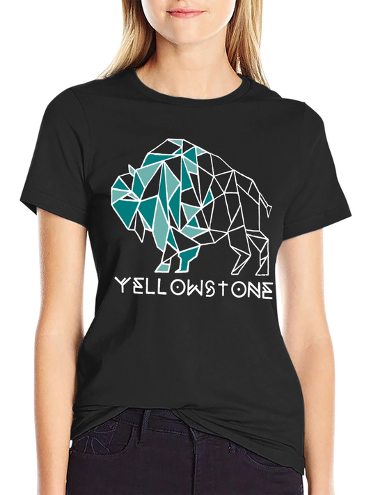 Yellowstone Bison Graphic T-Shirt