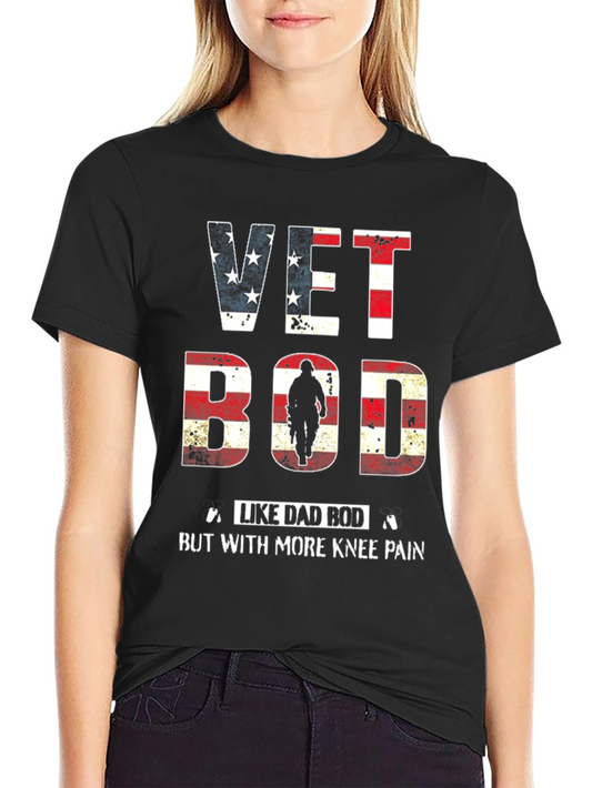 Vet Bod Like Dad Bod with More Knee Pain T-Shirt