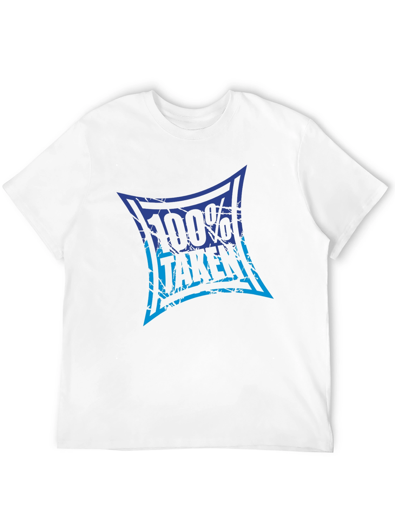 100% Taken Graphic Tee - Black Crew Neck T-Shirt