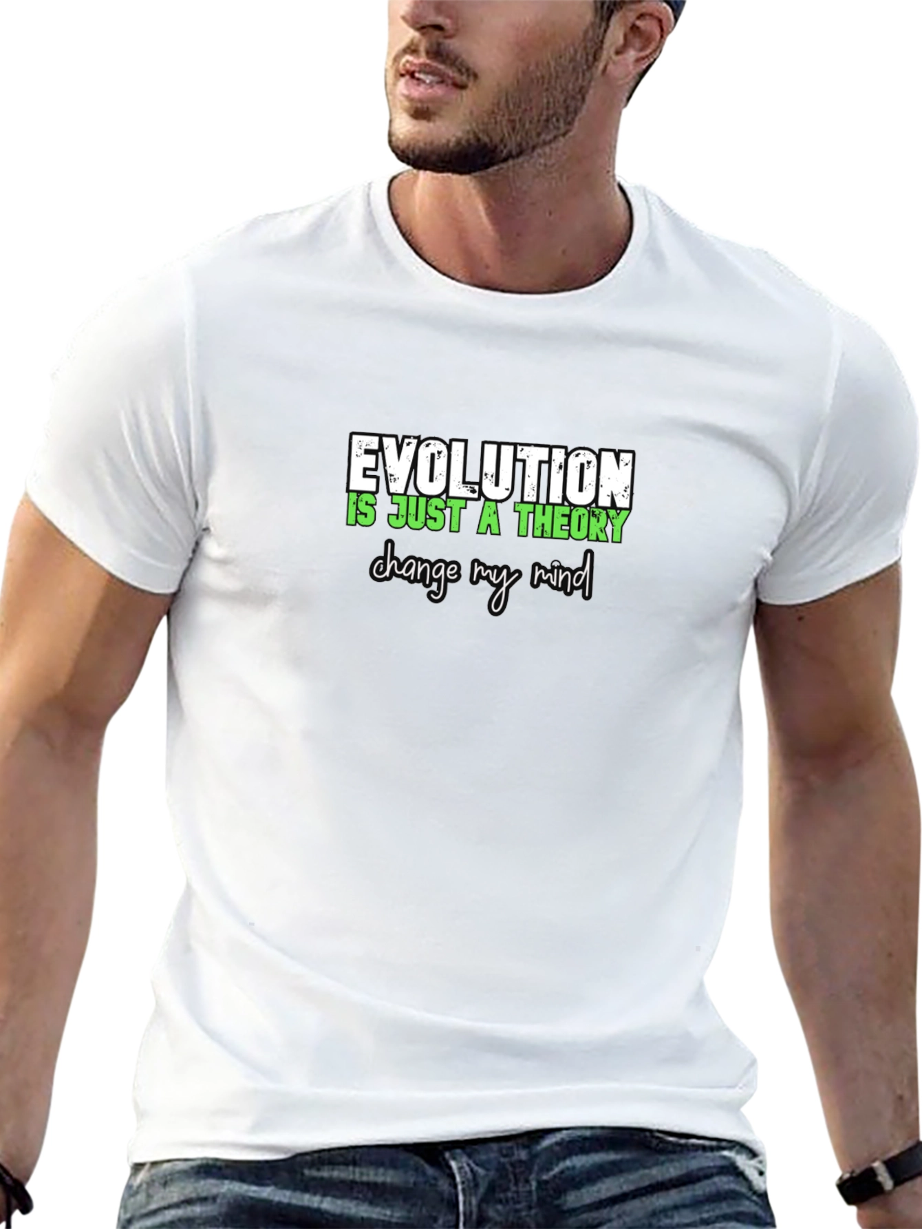 Evolution Theory Change My Mind Graphic Tee