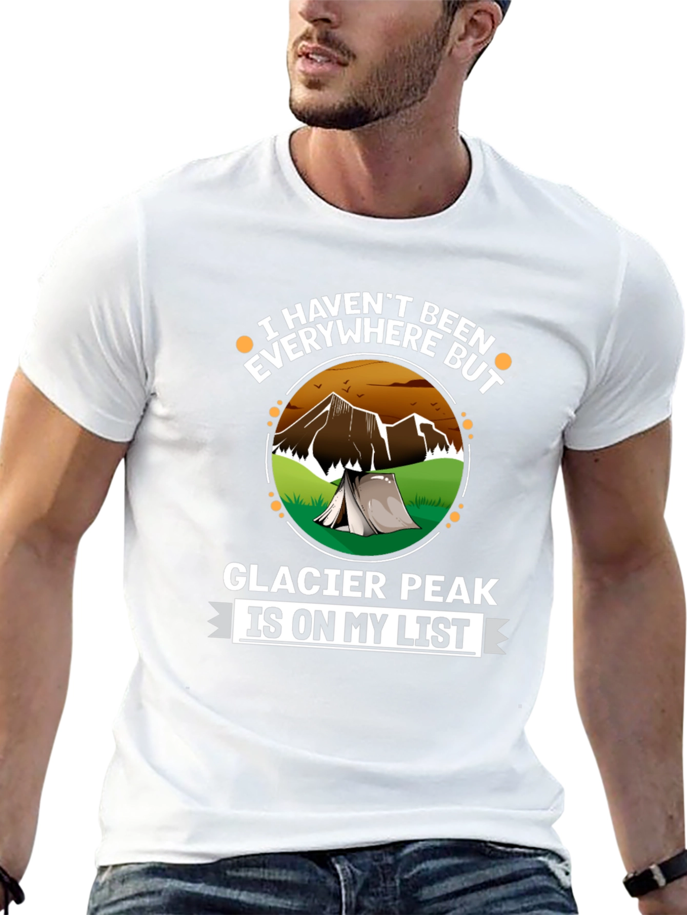 Glacier Peak List T-Shirt - Adventure Ready