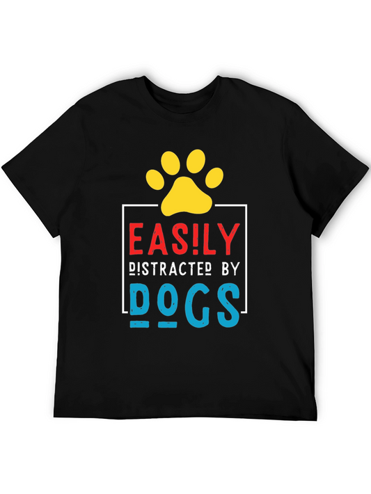 Easily Distracted By Dogs Graphic Tee