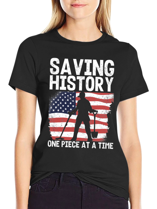 Saving History Metal Detecting T-Shirt