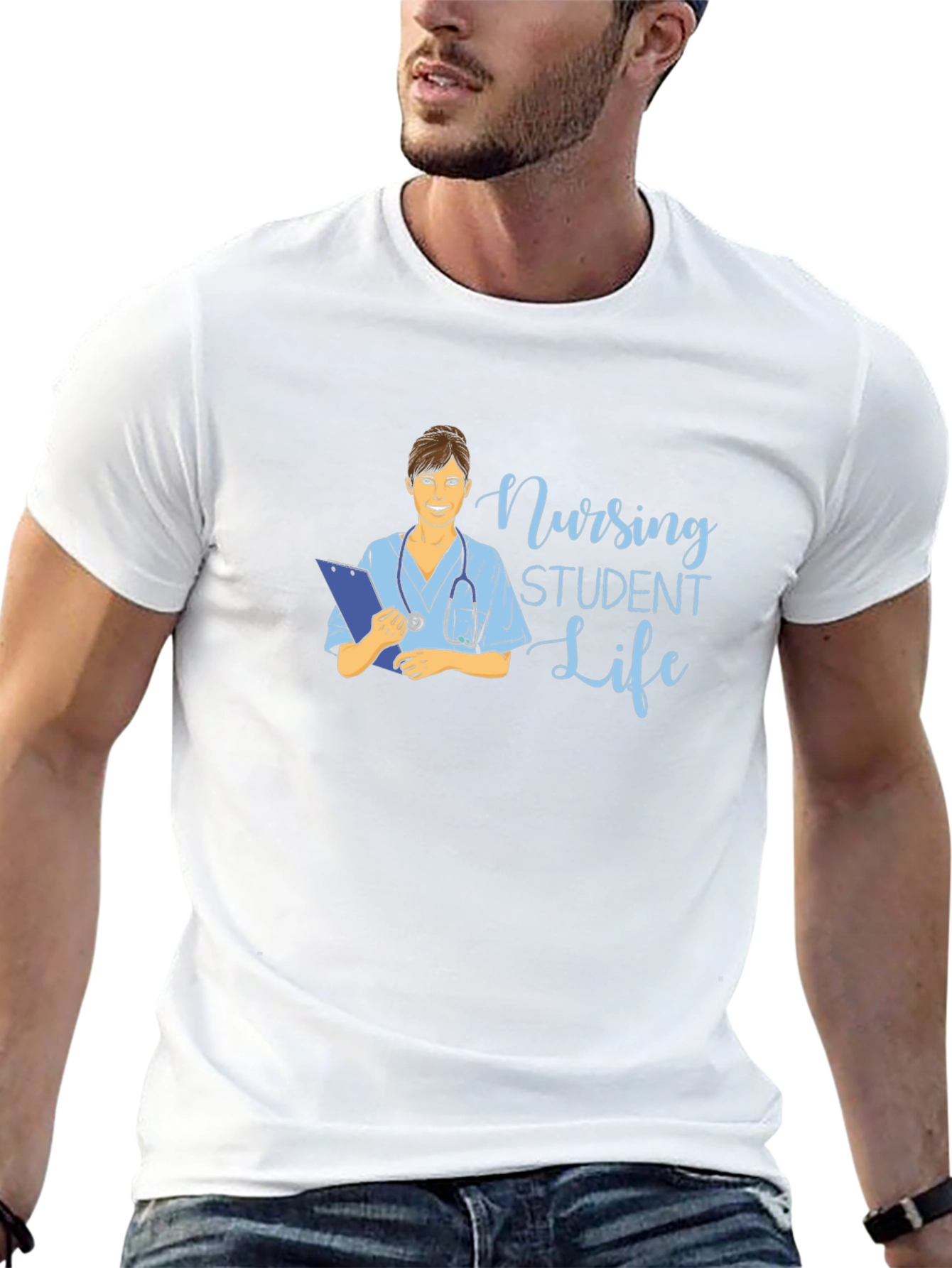 Nursing Student Life T-Shirt - Black