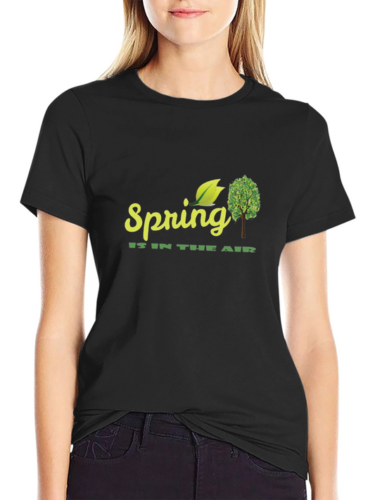 Spring is in the Air T-Shirt - Black