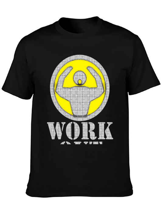 Workout Graphic Tee - Black