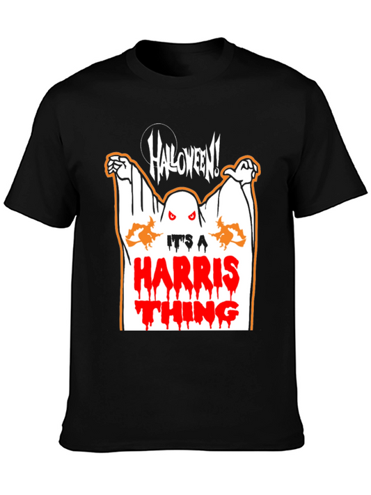Its a Harris Thing Halloween Black T-Shirt