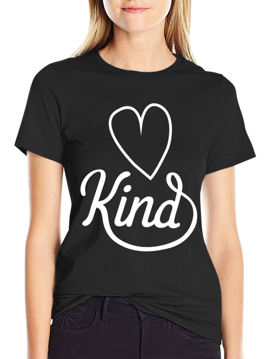 Kind Heart Graphic Tee - Black Unisex T-Shirt