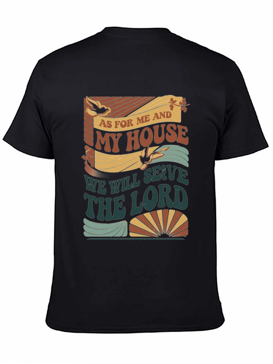 Faith-Inspired Graphic Tee: As for Me and My House