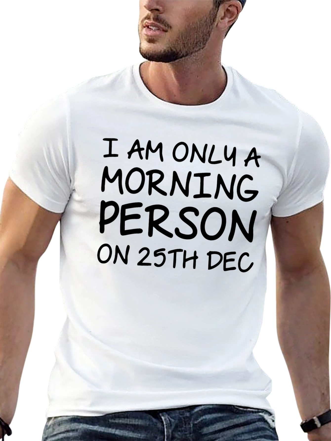 Funny Christmas Morning Person T-Shirt