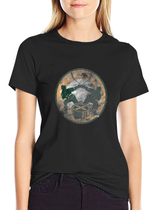 Hockey & Drum T-Shirt - Unique Graphic Tee
