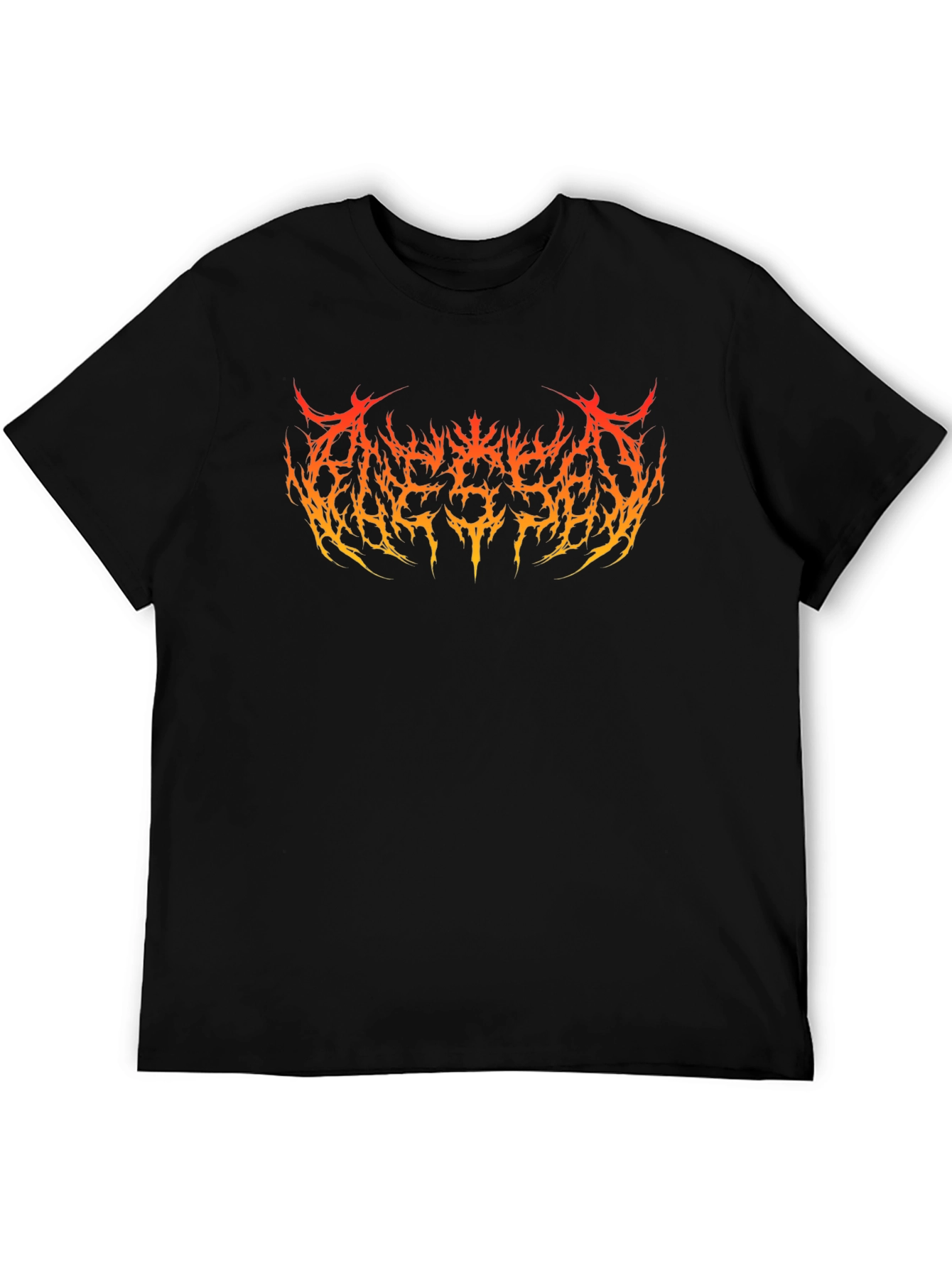 Infernal Metal Band T-Shirt - Fiery Logo
