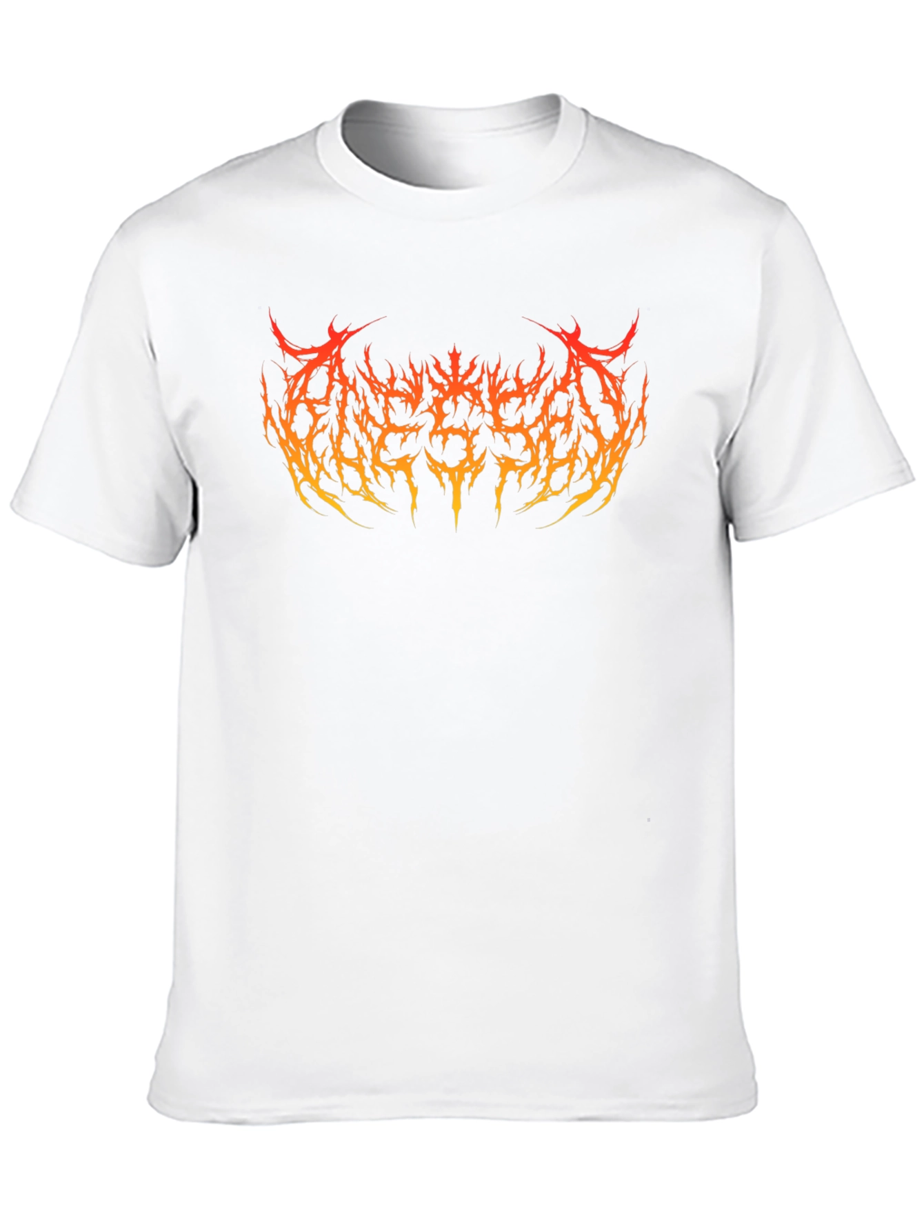 Infernal Metal Band T-Shirt - Fiery Logo