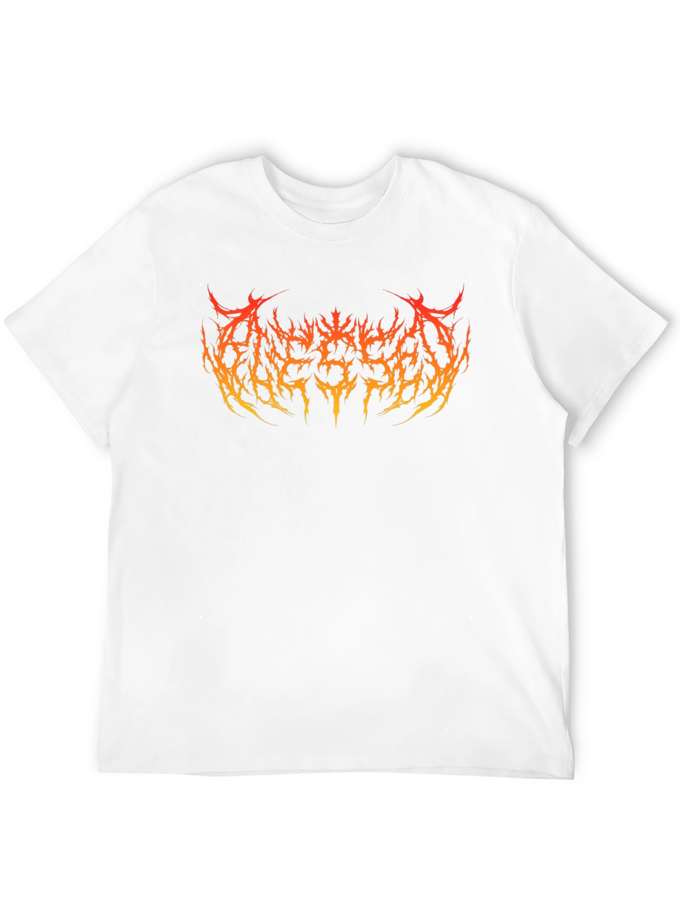 Infernal Metal Band T-Shirt - Fiery Logo