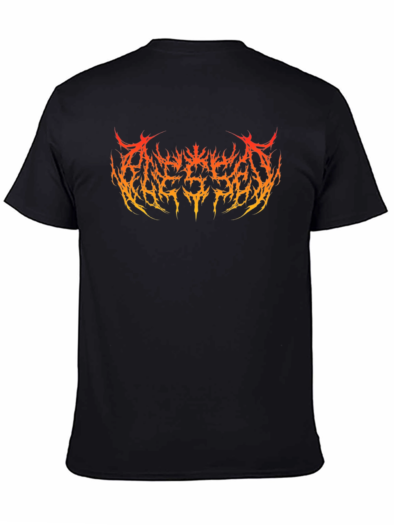 Infernal Metal Band T-Shirt - Fiery Logo