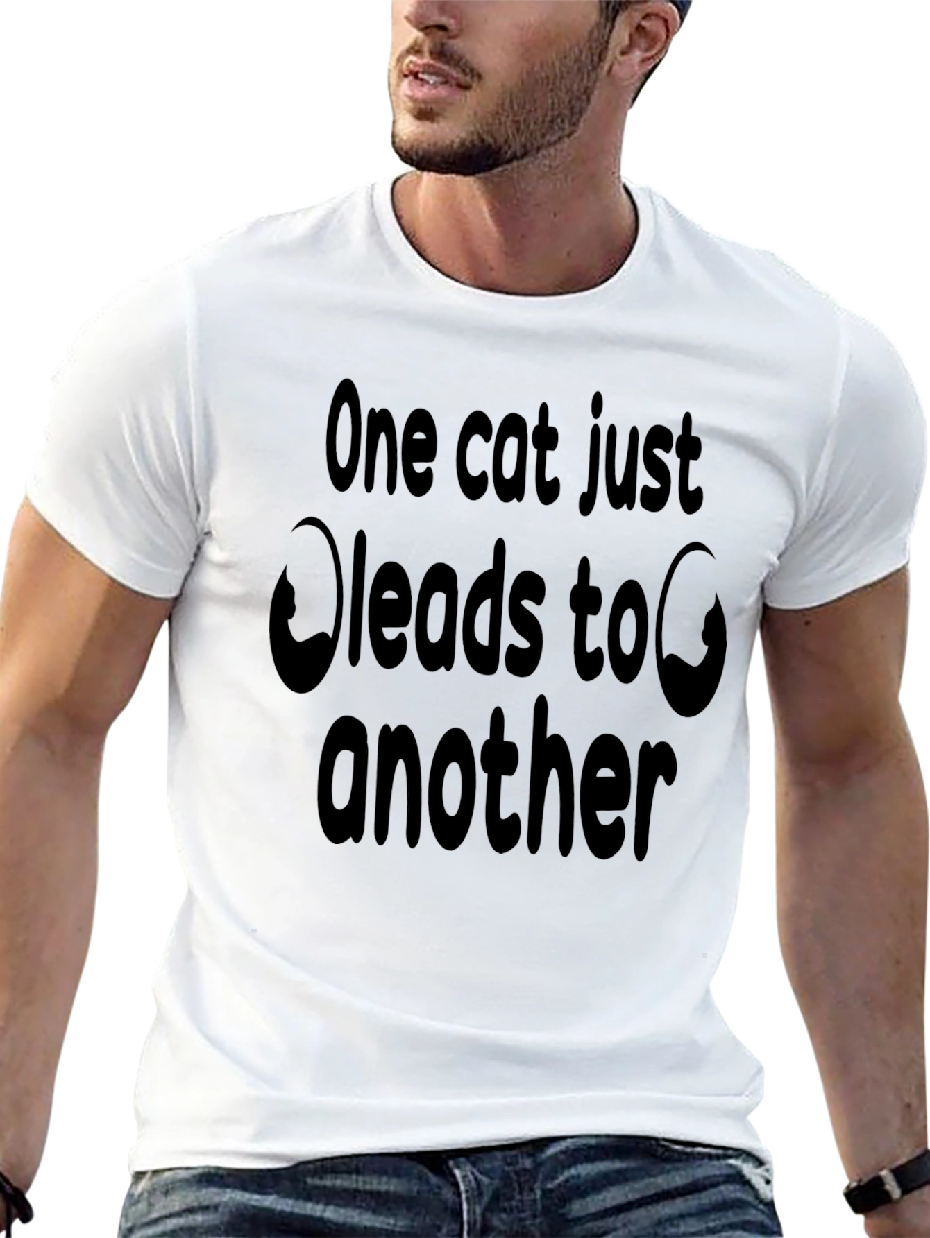 One Cat Leads to Another Graphic T-Shirt