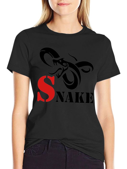 Snake Graphic Print T-Shirt