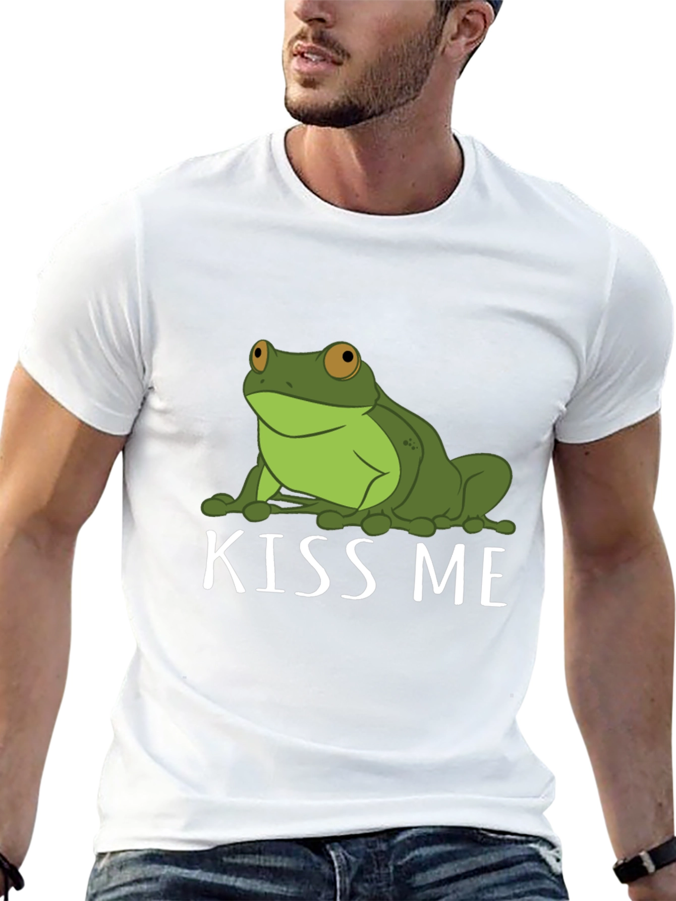 Frog Kiss Me Graphic Tee - Unisex