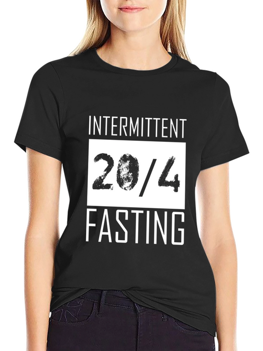 Intermittent Fasting 20/4 Black T-Shirt