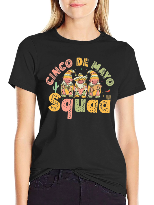 Cinco de Mayo Squad Gnome T-Shirt