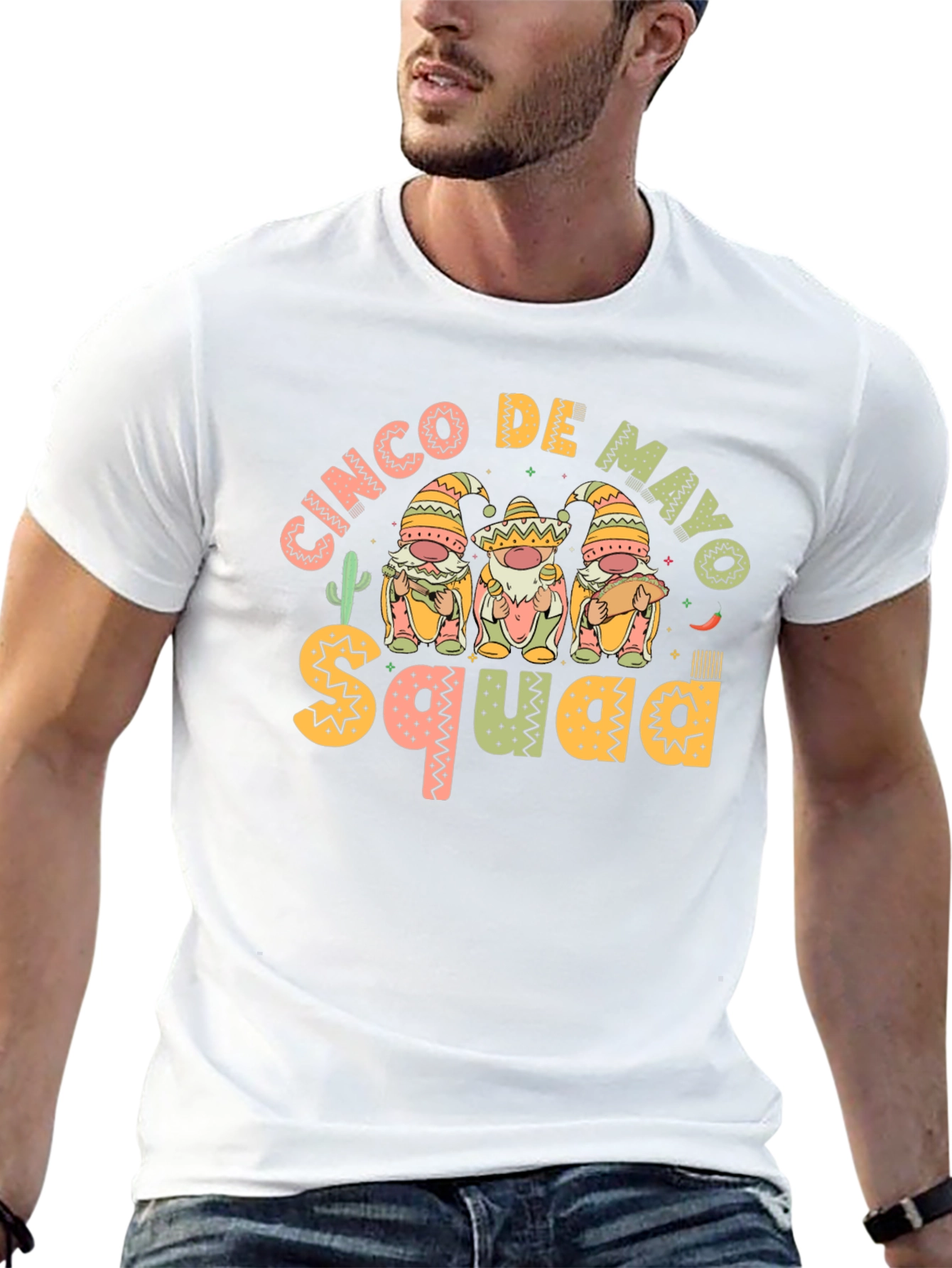 Cinco de Mayo Squad Gnome T-Shirt