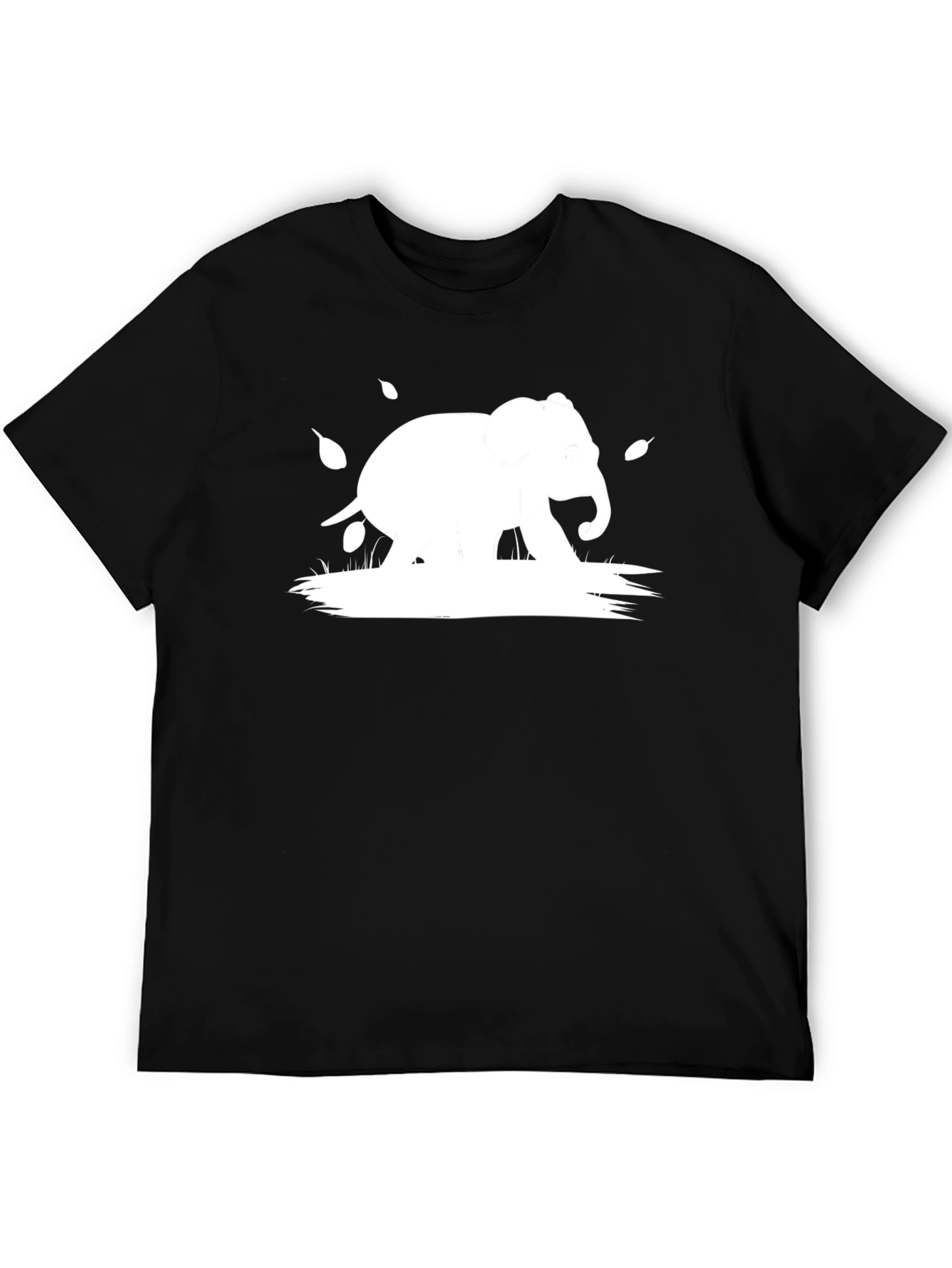 Elephant Graphic Tee - Mens Black T-Shirt