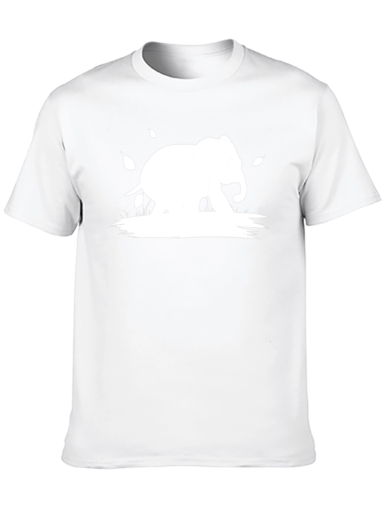 Elephant Graphic Tee - Mens Black T-Shirt