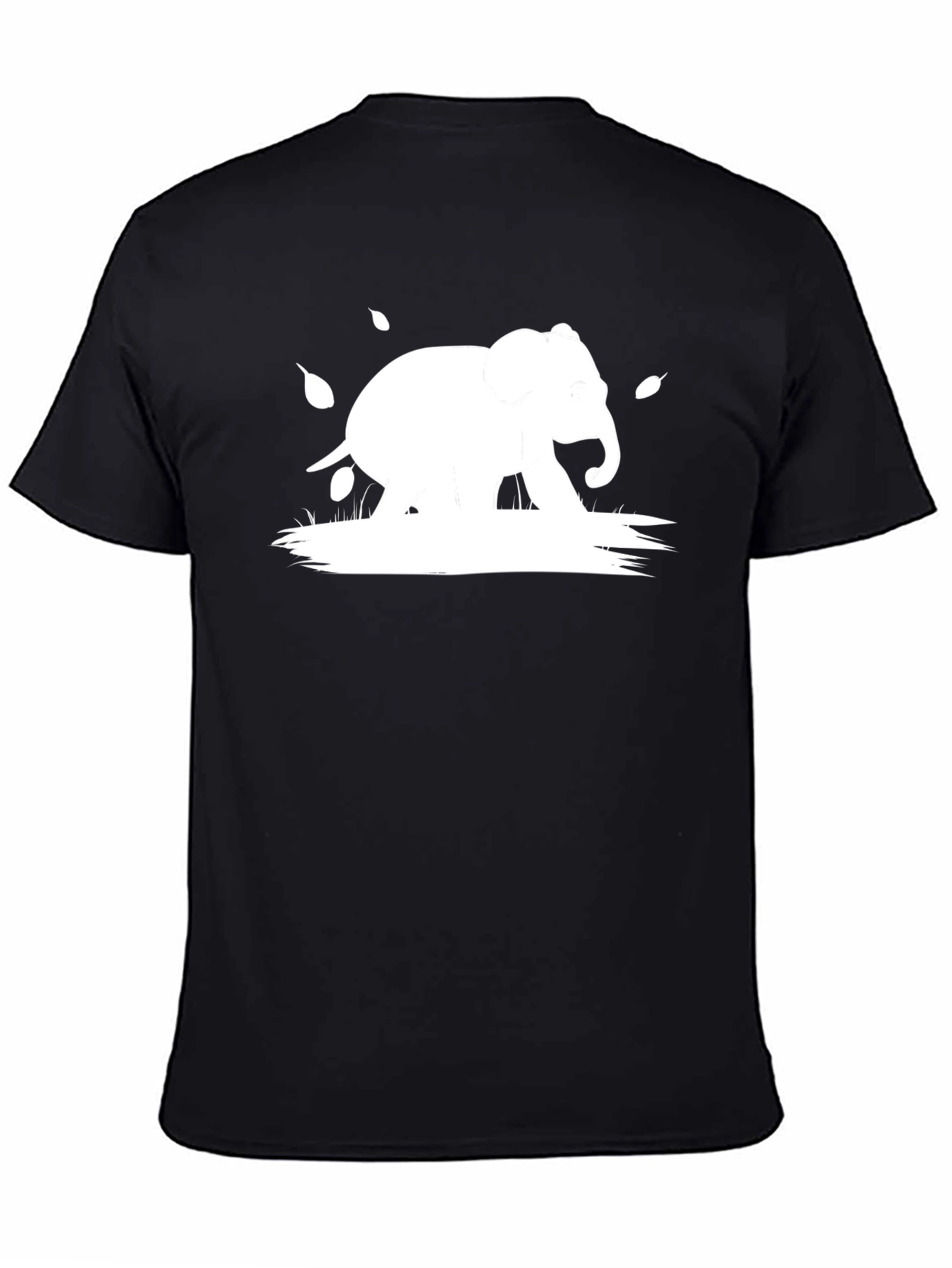 Elephant Graphic Tee - Mens Black T-Shirt